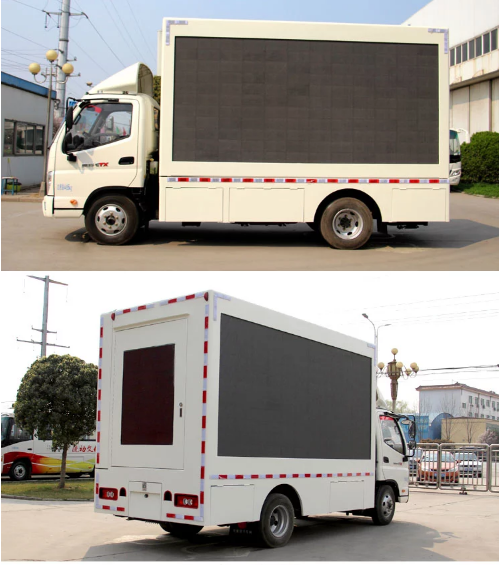 Le camion visuel du véhicule HD a monté des multimédia d'écrans menés annonçant P5 P6 P8 P10 0