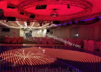 affichage à LED de 3d Dance Floor, écran interactif de plancher de 6000cd LED