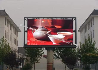 Écran imperméable d'affichage à LED de la publicité de panneau d'affichage du Cabinet RVB LED de fer