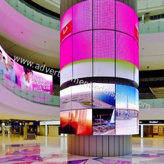 Installation flexible Affichage LED publicitaire Taille d'écran personnalisée