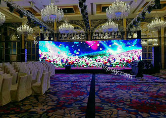 mur visuel de 2500cd HD LED, écrans de publicité d'intérieur de P3mm