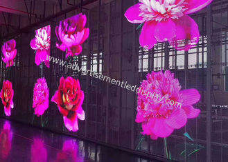 l'écran translucide de 4200cd LED, la publicité de P10.42mm l'affichage de verre plombeux