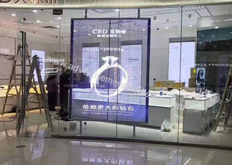 Affichage à LED transparent en verre P3.91 93 pour le magasin de bijoux