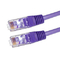Mâle pourpre de câble de connecteur de réseau à 22 masculins/femelles - 26AWG 3m Lan Cable