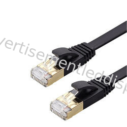 câble Ethernet de réseau de veste de PVC/LSZH de câble de connecteur de réseau de 1m