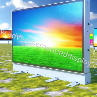 Écran publicitaire LED résistant aux intempéries 192x192mm Taille 6000cd Lumière pour l'extérieur