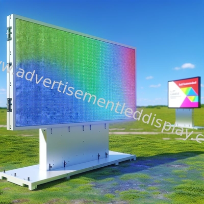 Écran publicitaire LED résistant aux intempéries 192x192mm Taille 6000cd Lumière pour l'extérieur