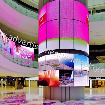 Installation flexible Affichage LED publicitaire Taille d'écran personnalisée