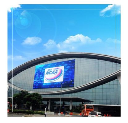 15.6mm LED Mesh Screen, mur visuel de rideau en 6000nits LED extérieur