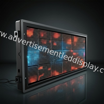 Écran publicitaire LED personnalisé Durable IP65 Fer pour une publicité efficace 10000H Durée de vie